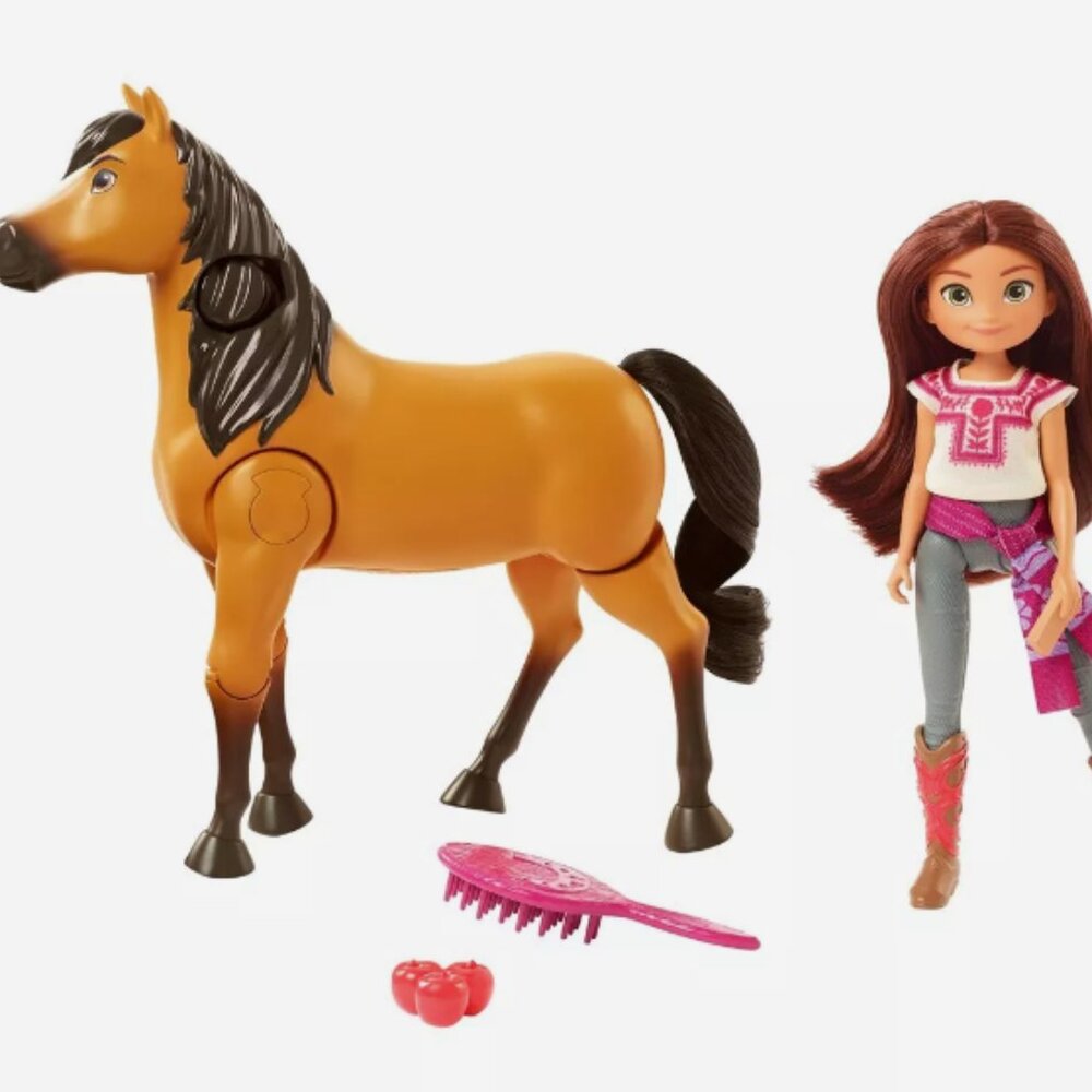 NEW - Spirit Untamed Ride Together Lucky Doll and Walking Horse - Picture 3 of 3